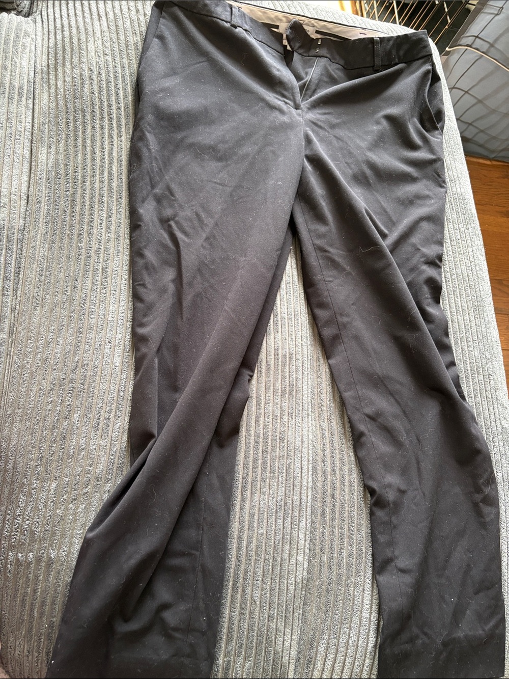 Liz Claiborne Black Dress Pants with Satin Waistband